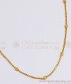 Daily Wear Gold Plated Chain Beads Design Shop Online CHNS1124