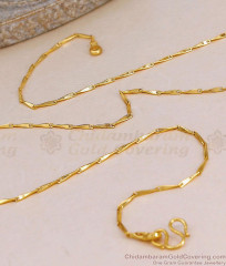 Modern 1 Gram Gold Thin Wheat Chain Online CHNS1136