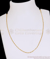Modern 1 Gram Gold Thin Wheat Chain Online CHNS1136