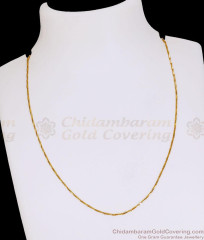 Modern 1 Gram Gold Thin Wheat Chain Online CHNS1136