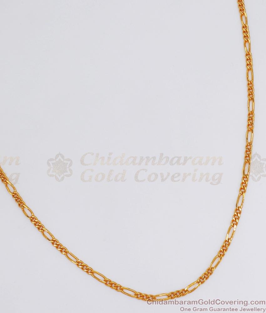 Stylish One Gram Gold Sachin Thin Chain For Mens CHNS1137