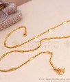 Pure Gold Tone Thin Chain Designs Shop Online CHNS1139