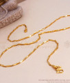 Thin Chain Mens Gold Plated Wheat Chain Collections Shop Online CHNS1142