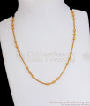 One Gram Gold Beaded Chain Rope Designs Shop Online CHNS1145