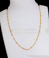 Regular Wear Gold Imitation Chain Beads Wheat Chain Designs CHNS1146