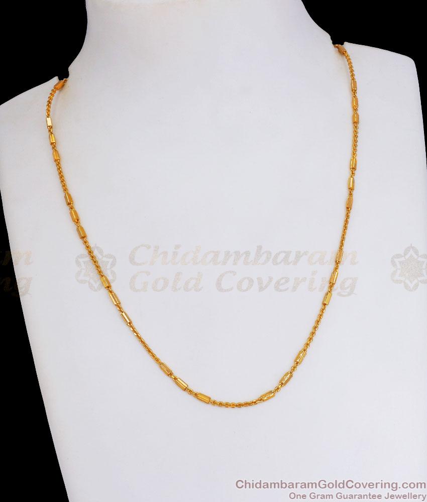 Handcrafted Gold Plated Chain Link With Sold Designs Shop Online CHNS1149