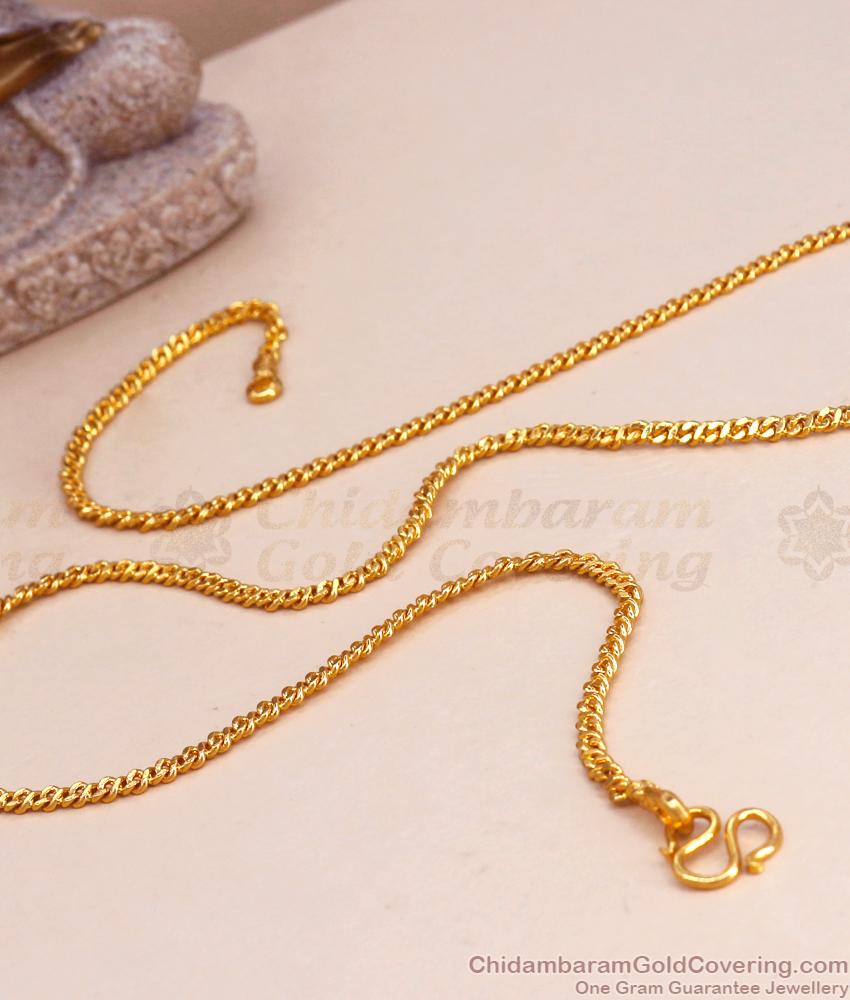 Stylish Teen Design Gold Plated Chain Designs Shop Online CHNS1150