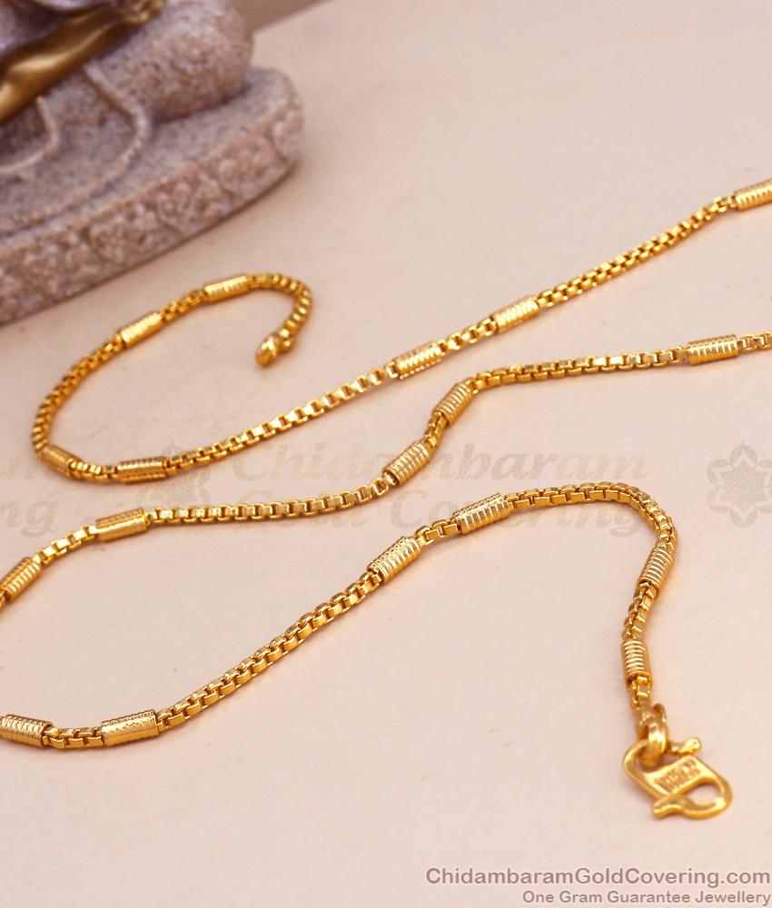 Mens Gold Plated Chain box Type Collections Shop Online CHNS1151