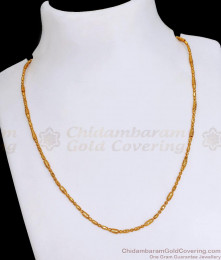 Unique Oval Shaped One Gram Gold Chain Everyday Wear CHNS1171 Unique Oval Shaped One Gram Gold Chain Everyday Wear CHNS1171