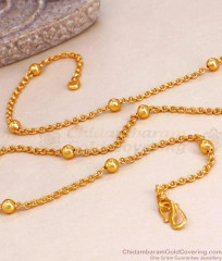 Stylish Golden Beads Short Chains For Women CHNS1179 Stylish Golden Beads Short Chains For Women CHNS1179