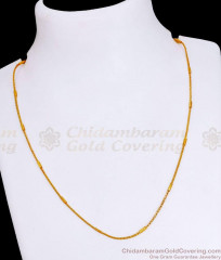 22Ct Gold Plated Short Chain Box Design CHNS1180 22Ct Gold Plated Short Chain Box Design CHNS1180