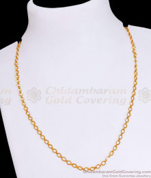 Light Weight Gold Plated Short Chain For Regular Use CHNS1184