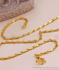 Buy Micro Gold Plated Wheat Short Chain Online CHNS1201