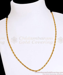 Buy Micro Gold Plated Wheat Short Chain Online CHNS1201