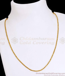 Daily Wear Gold Plated Bead Link Short Chain CHNS1203