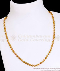 Traditional One Gram Gold Gundu Mani Short Chain CHNS1205