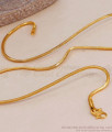Plain One Gram Gold Thin Short Chain Light Weight Design CHNS1209 Plain One Gram Gold Thin Short Chain Light Weight Design CHNS1209