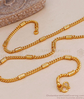 Mens Daily Wear Gold Imitation Short Chain Collections Fancy Jewelry CHNS1217