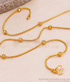 Regular Use Light Weight Milagu Mani Short Chain Artificial Gold Jewelry CHNS1223 Regular Use Light Weight Milagu Mani Short Chain Artificial Gold Jewelry CHNS1223