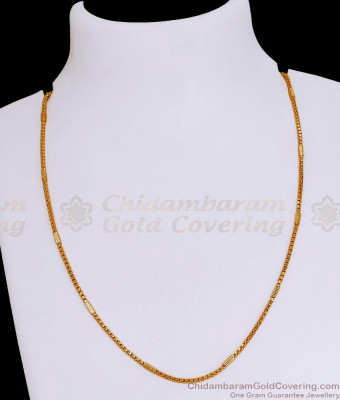 Real Gold Design Daily Wear Short Chain Unisex Jewelry Design CHNS1225