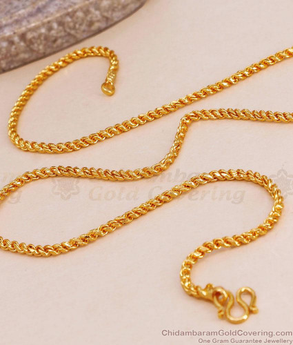 Traditional Gram Gold Murukku Thali Chain Design For Women CHNS1227
