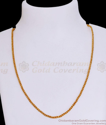 Traditional 1 Gram Gold Murukku Thali Chain Design For Women CHNS1227