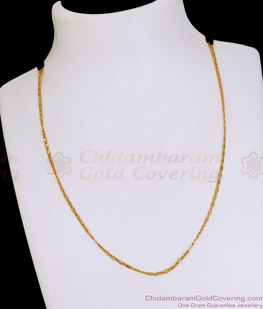 Stylish 22K Gold Plated Short Chain for Men And Women CHNS1229 Stylish 22K Gold Plated Short Chain for Men And Women CHNS1229