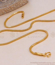 Premium Gold Imitation Short Chain Daily Wear Collection CHNS1237