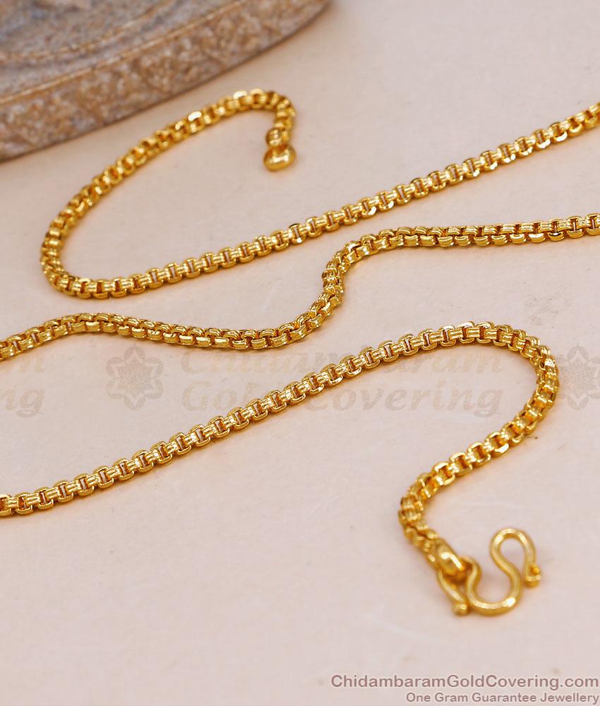Elegant Gold Imitation Short Chain Design For Daily Use CHNS1239