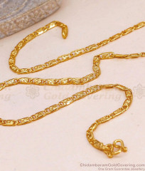 Daily wear Short Chain Textured Link Design CHNS1240