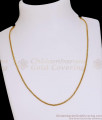 Latest Unisex Micro Gold Polish Foxtail Link Chain Online CHNS1243