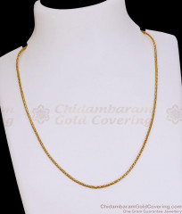 Latest Unisex Micro Gold Polish Foxtail Link Chain Online CHNS1243