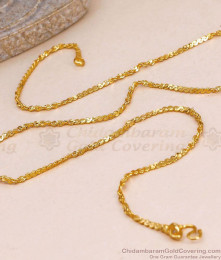 Twisted Curb Wave Link Gold Singapore Chain At Affordable Price CHNS1246