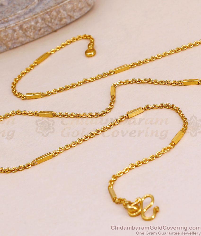 Elegant Gold Imitation Short Chain Link Design At Affordable Price CHNS1249 Elegant Gold Imitation Short Chain Link Design At Affordable Price CHNS1249