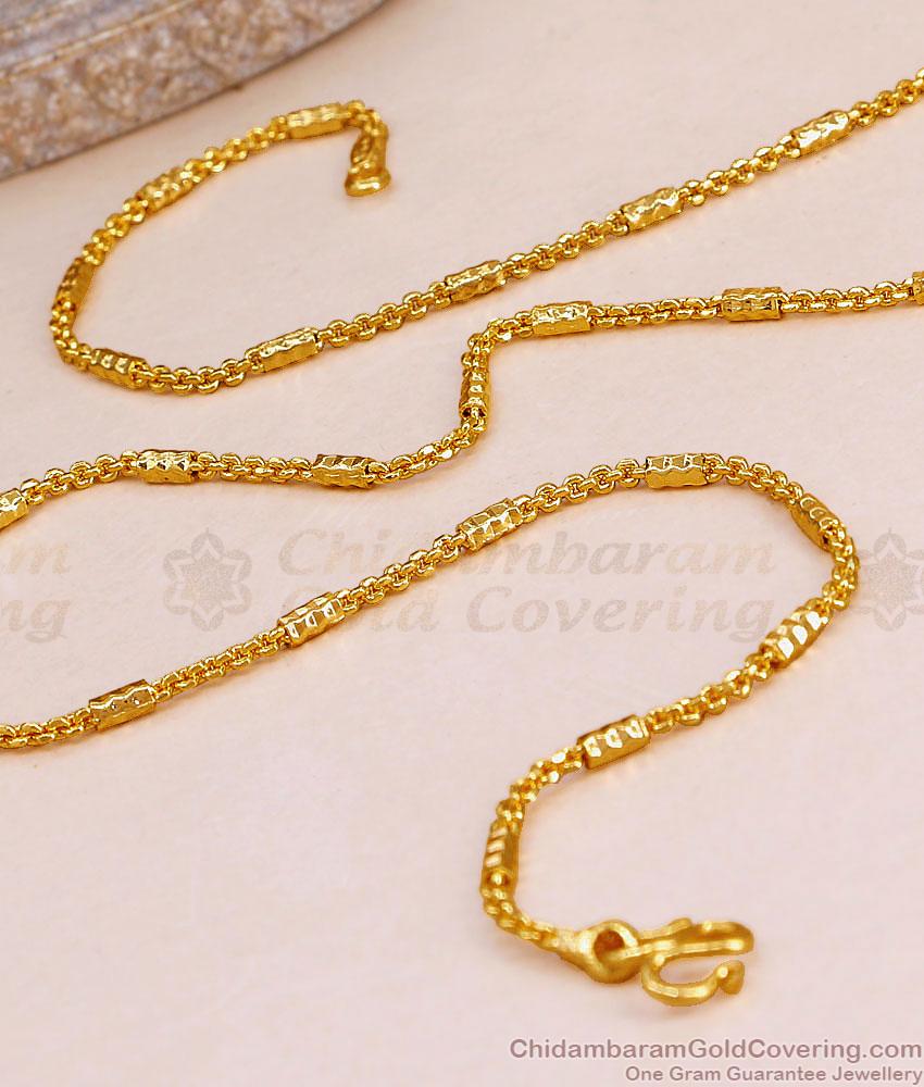 Classic Gold Imitation Interlock Design Short Chain At Affordable Price CHNS1254 Classic Gold Imitation Interlock Design Short Chain At Affordable Price CHNS1254