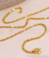 Daily Wear Plain Gold Imitation Short Chain Collections Online CHNS1255 Daily Wear Plain Gold Imitation Short Chain Collections Online CHNS1255