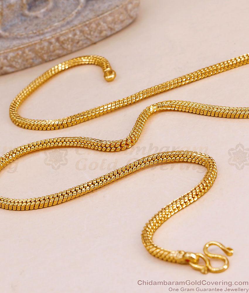 Light Weight Gold Plated Box Chain Shop Online CHNS1259 Light Weight Gold Plated Box Chain Shop Online CHNS1259