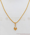 New Arrival Light Weight Leaf Design Gold Pendant Chain SMDR543