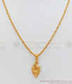 Trendy Peacock One Gram Gold Pendant Chain Gold Plated Jewelry SMDR549