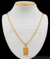 Venkatachalapathy Pendant One Gram Gold Short Chain Collection SMDR560