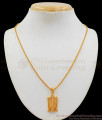 Venkatachalapathy Pendant One Gram Gold Short Chain Collection SMDR560 Venkatachalapathy Pendant One Gram Gold Short Chain Collection SMDR560