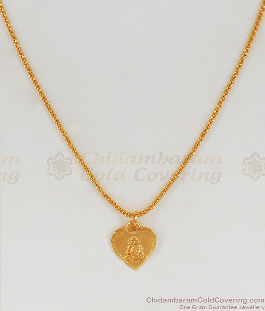 Buy Butha Pendant One Gram Gold Short Chain Collection SMDR561