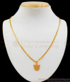 Latest Pendant Design One Gram Gold Short Chain Collection SMDR565