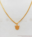 Latest Pendant Design One Gram Gold Short Chain Collection SMDR565