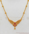 Latest Fast Moving Gold Pendant Design Short Chain Collection SMDR571