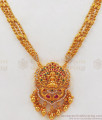 Trendy Gold Lakshmi Dollar And Short Chain Collections SMDR662 Trendy Gold Lakshmi Dollar And Short Chain Collections SMDR662