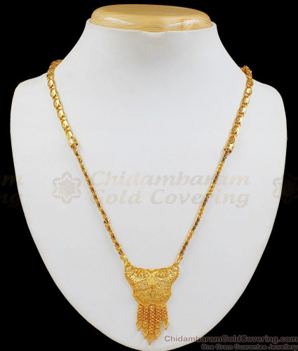 Short Mangalsutra Design Thali Chain 