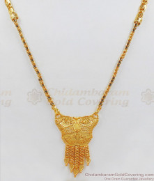 Short Mangalsutra Design Thali Chain For Women THAL96