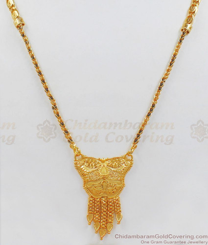 Short Mangalsutra Design Thali Chain 