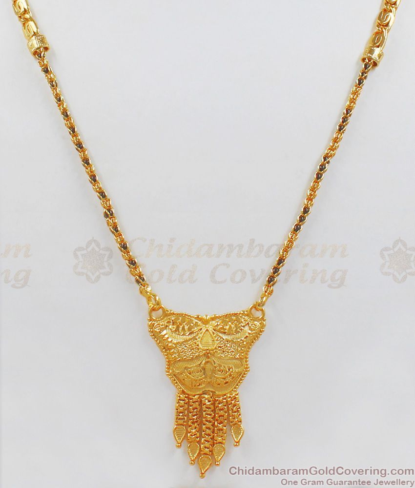 Short Mangalsutra Design Thali Chain For Women THAL96